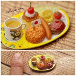 【ミニチュアフード】お子様ランチプレート★受注生産品★