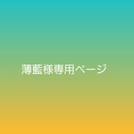 薄藍様専用ページ❤