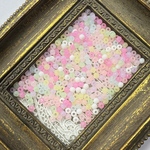 【約4mm アソート400個】カラフルゆめ色ミルキーカラーアクリルビーズ  パステル 半透明