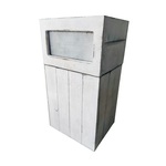 木製ゴミ箱 ホワイト Wooden Trash box White MI-MI-MOKO ダストボックス