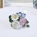 布花   小さめの草花ブーケブローチ　1305