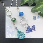 和風・縁日の耳飾り/ピアス/ノンホールピアス
