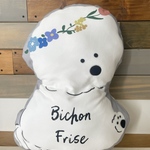  《Bigクッション》花冠ビション🔴送料込み🔴