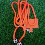スマホストラップ　エスパルス風オレンジ　サッカー