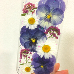 押し花スマホケース