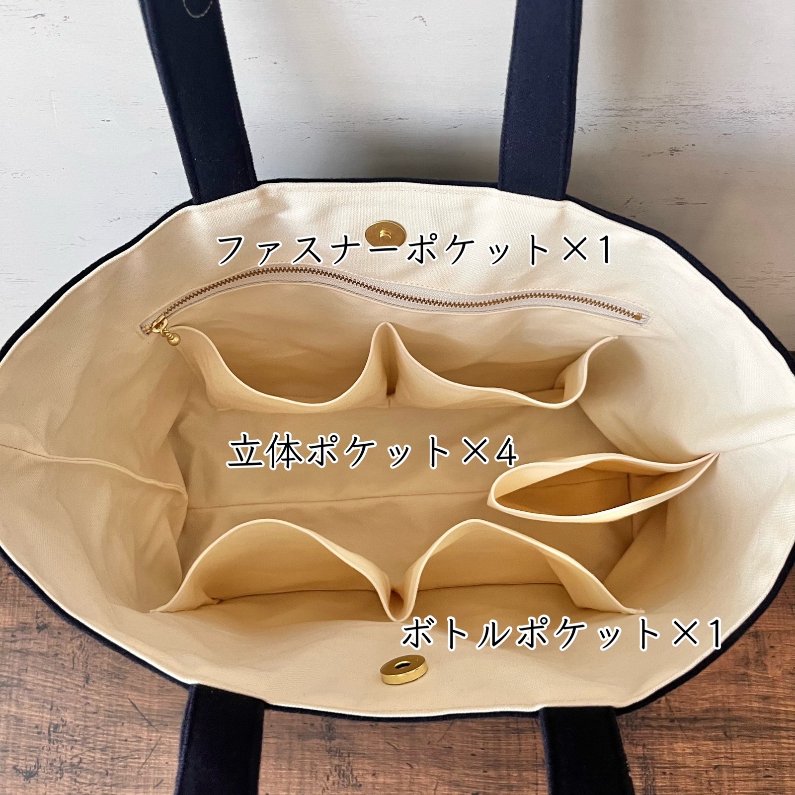新色！！グレー×黒 ☆A4サイズ対応☆ Lサイズ ミナペルホネン 多