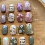 No.9 ⌇favorite color × light color Nail