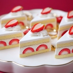 いちごショートケーキキーホルダー（カット）