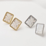   「#G80002」14kメッキ　しっぽ柄　貝殻　ピアス　金具✴︎2個セット