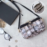 専用ページです⭐︎Instagramにて抽選販売　お財布ショルダー＊アーカイブギンガム　グレー
