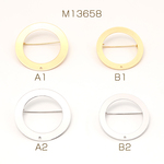 M13658-A1  3個  リングブローチ ブローチ金具 リングブローチ土台 貼付け 穴あり ゴールド ロジウム  3 x（1ヶ）