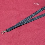 H-60大島紬　着物リメイク　ネックストラップ