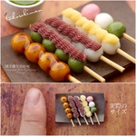 【ミニチュアフード】団子盛り合わせ★受注生産品★