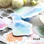 ★予約販売★送料無料【S549コラージュ素材】海外和紙シール　ジャーナル　背景　おすそ分け　バレット