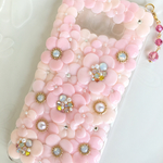 jo417様オーダー品ビジュー&スワロピンクケース