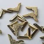 装飾コーナー金具　ゴールド　20個入