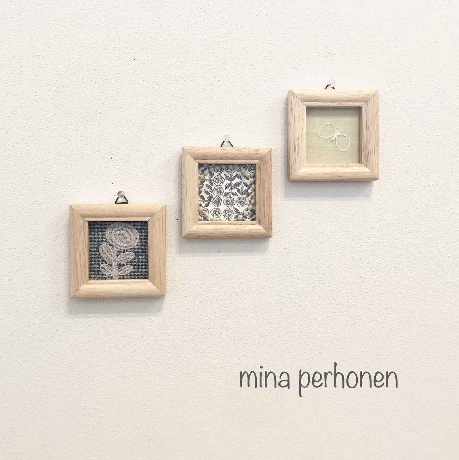 mina perhonen ミナペルホネン ファブリックパネル 3点セット