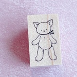 てつなぎねこ　スタンプ【20㎜×12㎜】