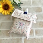 パウチ飲料　保冷ケース　保冷ポーチ  ラミネート 小花柄　夏　デコレクションズ　ピンク