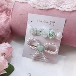 🧸🎀 ヘアクリップ 2つセット