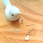 すっきりクリアなピアス