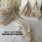 ♡100 再販3 きらふわタッセルピアス