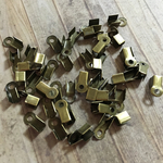 留め具 金具  ブロンズ 大  50個セット