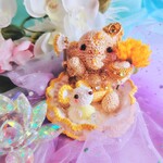 ❰ガネーシャ様(カラー▪シャンパンゴールド)選べるネズミｻﾝと台座付き❱です♪♪