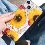 iPhoneケース　クリアケース　スマホケース　全機種対応　ひまわり　向日葵　アンドロイド　スマホショルダー　スマホカバー　ヒマワリ　Xperia Google