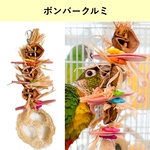 クルミからラフィアがワッサワサなボンバークルミ