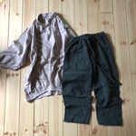夏のお出かけセット　ブラウス&パンツ　no51
