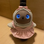 【受注製作】S2  ピンク系　ツーピース　シンプル　ラボット　LOVOT　服　ハンドメイド　