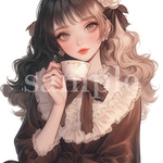 オリジナル人物ステッカー♡No.734