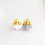 【受注制作】オカメインコのあみぐるみ
