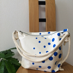  リュックにもなる２wayショルダーバッグ　帆布とロープ×サイダーVer5