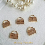 CoCoNo。5カラフルバッグ♪パーツ♪Beige【5個set】