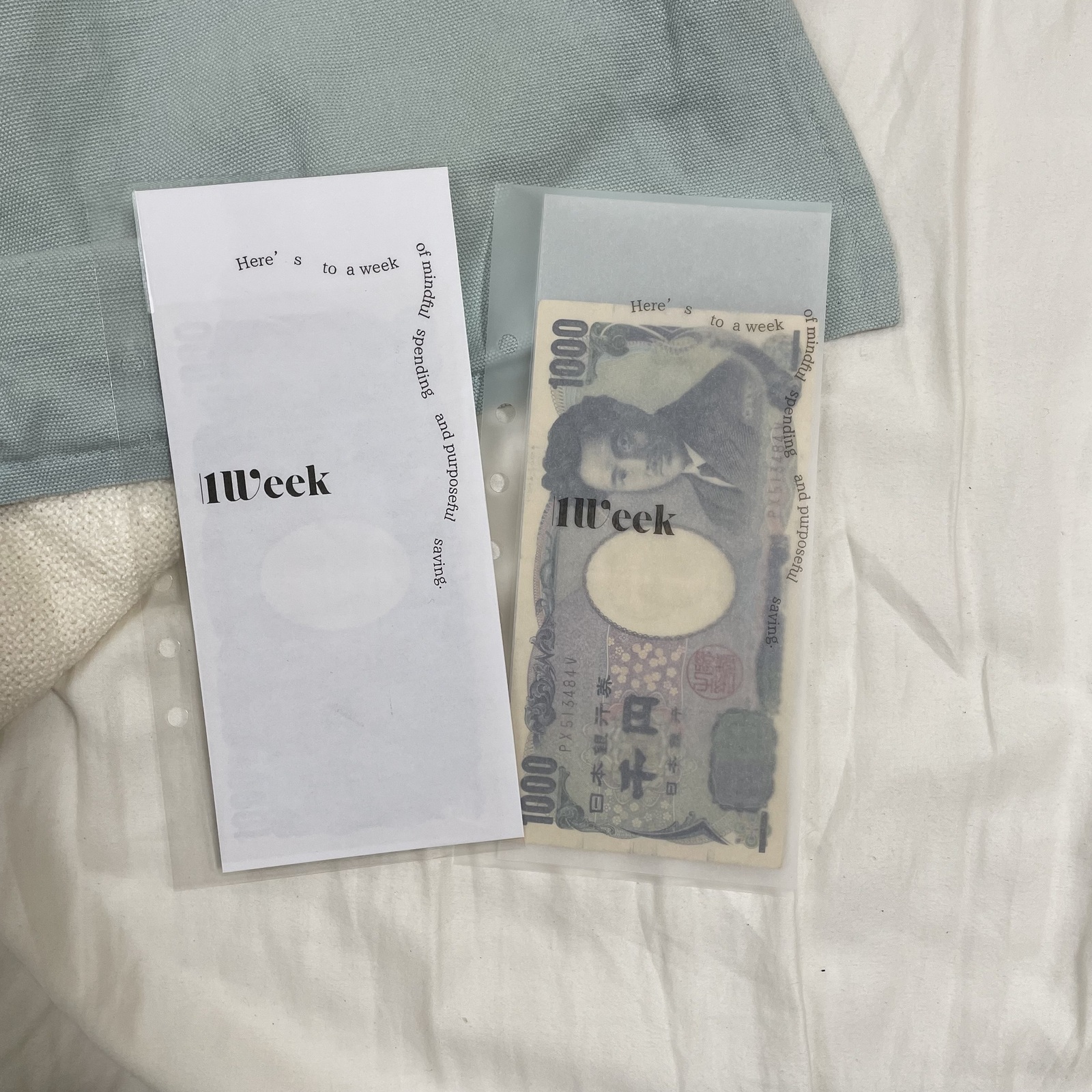 週タイプ貯金リフィル［黒］ - luna-saving | minne 国内最大級
