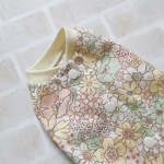 再販🌸 犬服SS ジュエリーブーケ 天竺イエロー バックオープン(背中開き)✨送料無料✨
