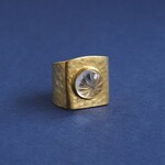 天然石カボションリング【水晶】