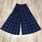 残1点＊播州織Wガーゼ＊ガウチョパンツ