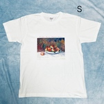 ルノワール  桃　綿5.6オンスヘヴィーウエイトTシャツ　Sサイズ　SML有り