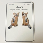 【オーダーメイド】大きめペットのピアス・イヤリング