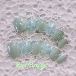 パステルネイル(グリーン)