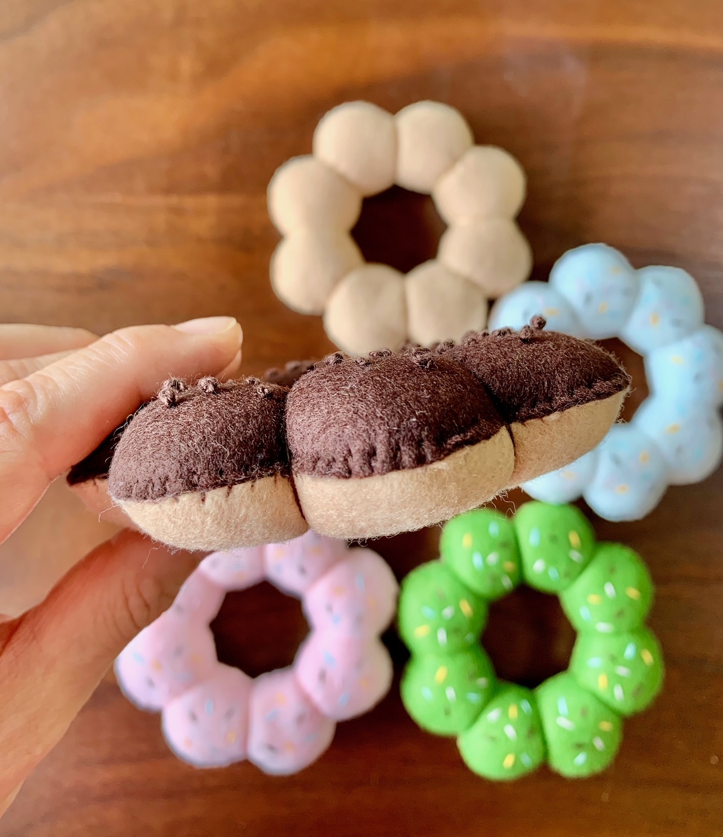 フェルト☆くまちゃんポンデドーナツ c83b479b8e10564d2c69ade9306d5d