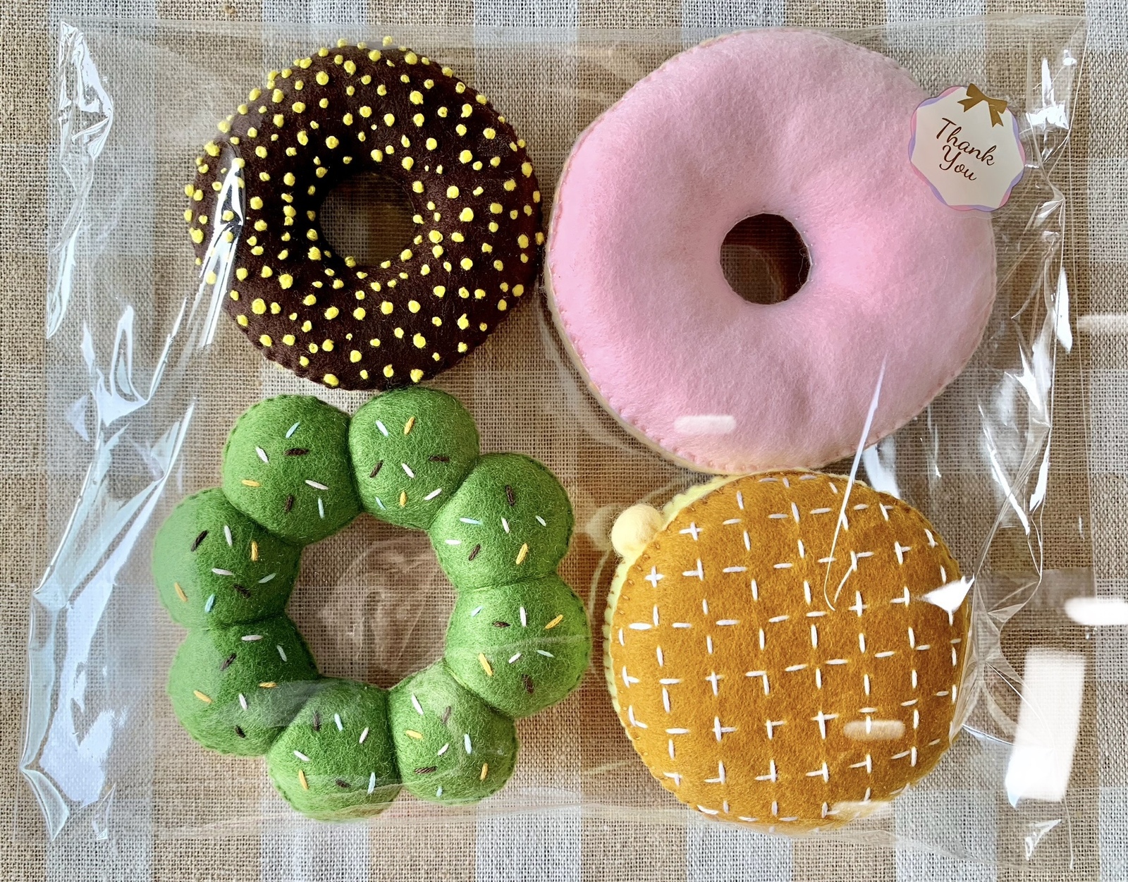 フェルト☆くまちゃんポンデドーナツ c83b479b8e10564d2c69ade9306d5d