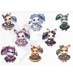 C04 コラージュシート うさぎ ゴスロリ ゴシック ドレス コラージュ素材
