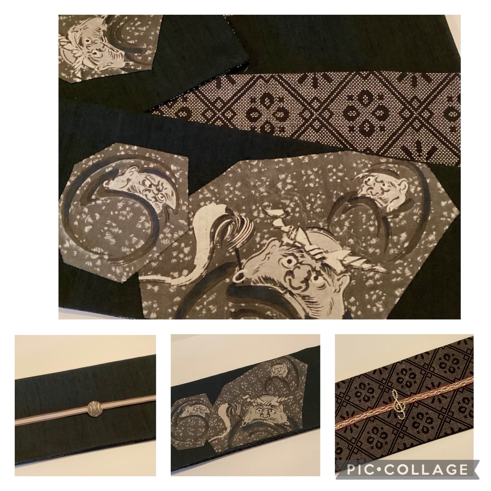 ハンドメイド　半幅帯　No,34 ハンドメイド 半幅帯 | Kohaku kimono