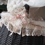 イニシャルタグ刺繍リボン🎀かばんブレスレット