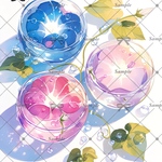 【E13】teatea.オリジナル 装飾ステッカー