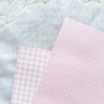 【新作】50枚【ピンク１】カサカサ質感風デザインペーパー　A4